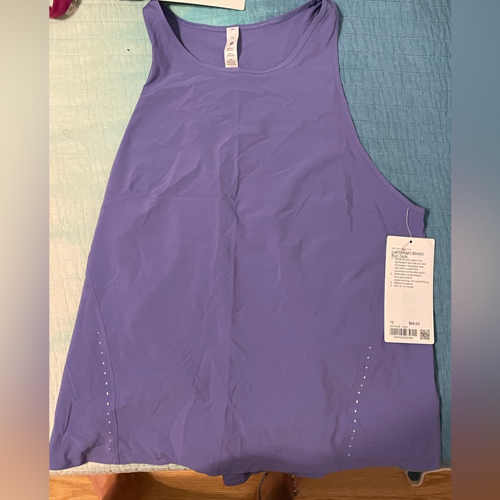 Lightweight Stretch Run Tank NWT